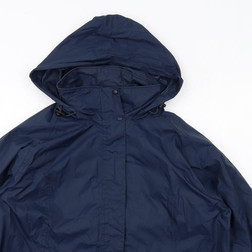 Regatta Womens Blue Windbreaker Jacket Size 16 Zip