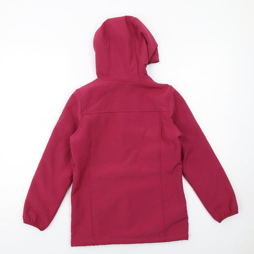 Trespass Girls Pink Jacket Size 9-10 Years Zip