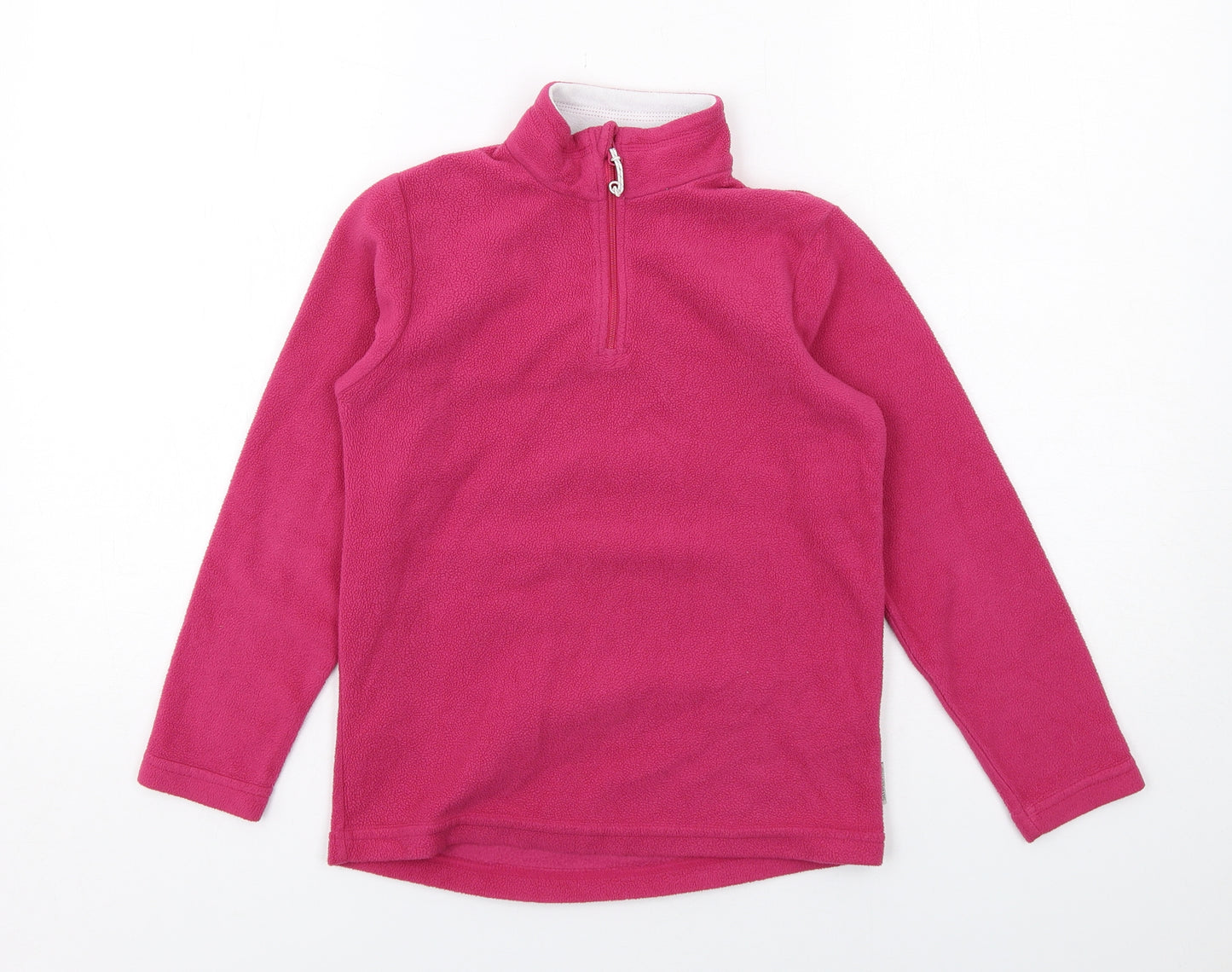 Quechua Girls Pink Polyester Pullover Sweatshirt Size 10 Years Zip