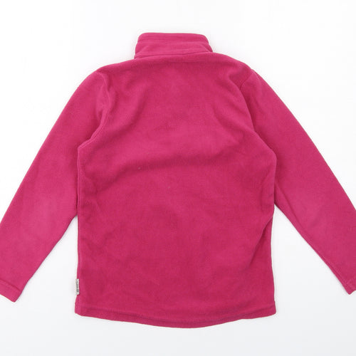 Quechua Girls Pink Polyester Pullover Sweatshirt Size 10 Years Zip