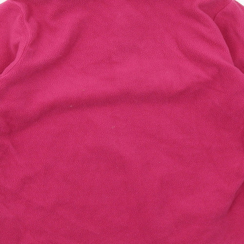 Quechua Girls Pink Polyester Pullover Sweatshirt Size 10 Years Zip