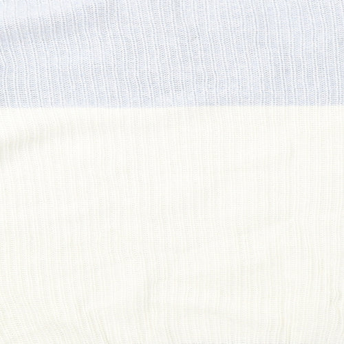 Marks and Spencer Womens Blue Boat Neck Cotton Pullover Jumper Size M