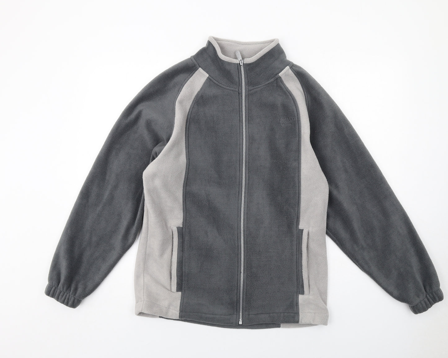 Cotton Traders Mens Grey Jacket Size L Zip