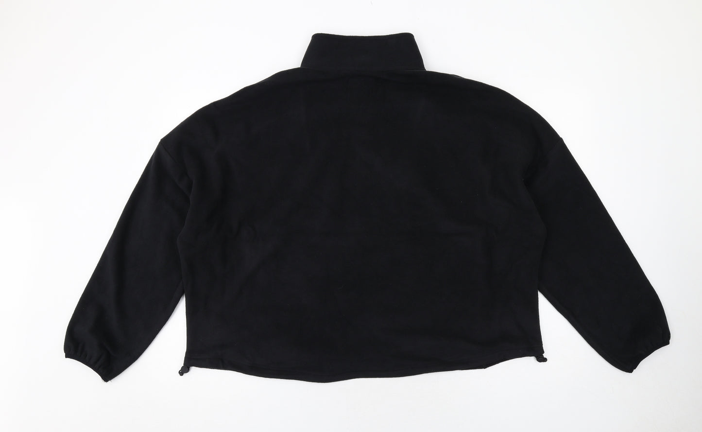 GOODMOVE Womens Black Polyester Pullover Sweatshirt Size 20 Zip
