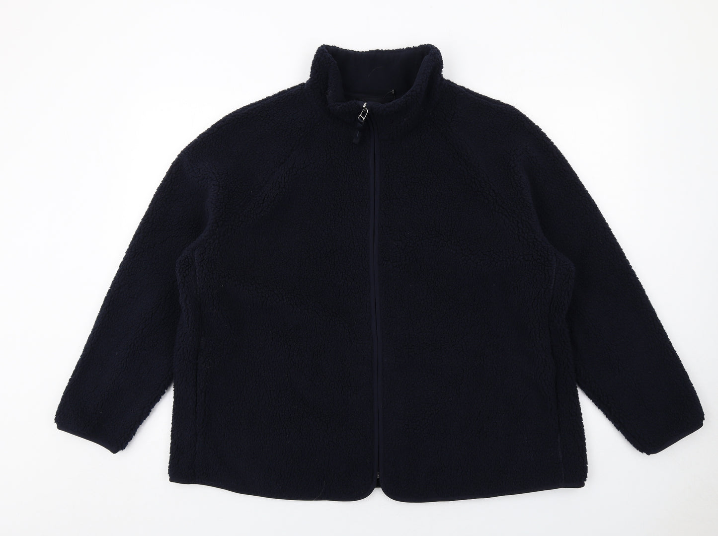 Marks and Spencer Womens Blue Jacket Size 20 Zip