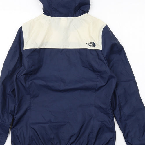 The North Face Womens Blue Windbreaker Jacket Size S Zip