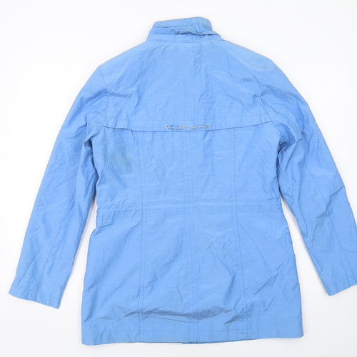 Anna Rose Womens Blue Jacket Size 12 Zip