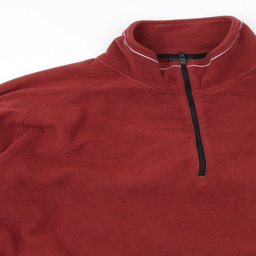 Craghoppers Mens Red Polyester Henley Sweatshirt Size XL