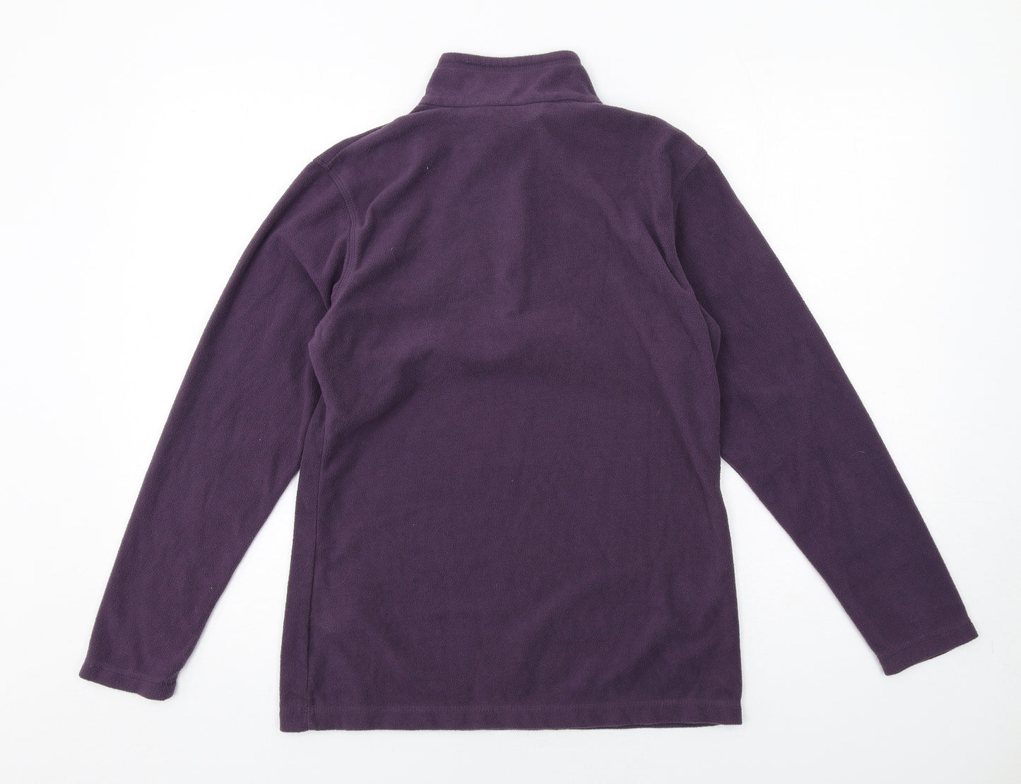 Regatta Womens Purple Polyester Pullover Sweatshirt Size 8 Zip