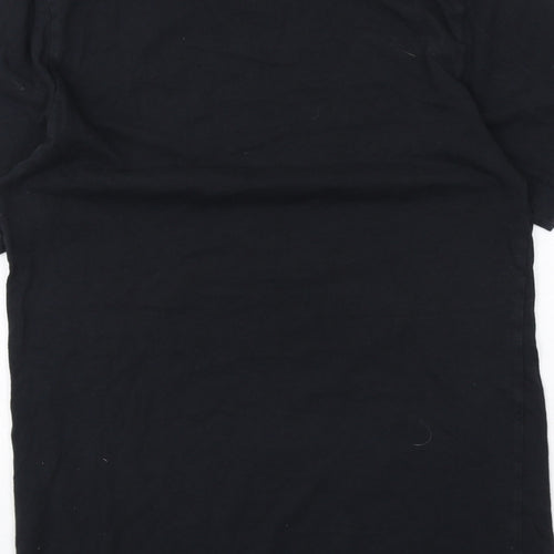 Nike Mens Black Cotton T-Shirt Size XS Round Neck