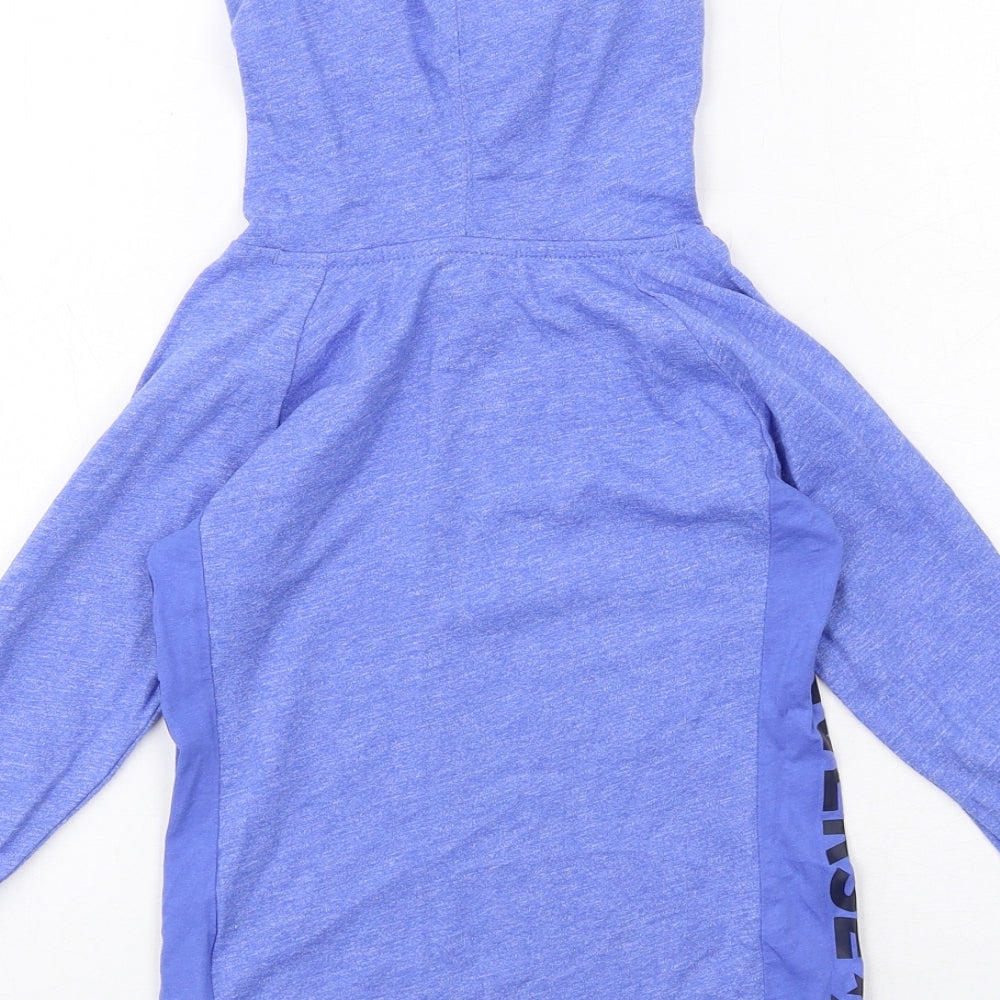 Converse Boys Blue Cotton Pullover Hoodie Size 6 Years Pullover