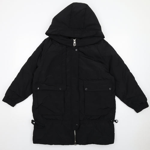 Vadaini Womens Black Jacket Size S Zip