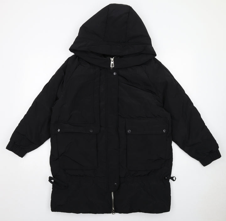 Vadaini Womens Black Jacket Size S Zip
