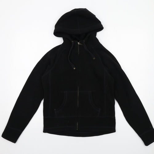Berghaus Womens Black Polyester Full Zip Hoodie Size 10 Zip