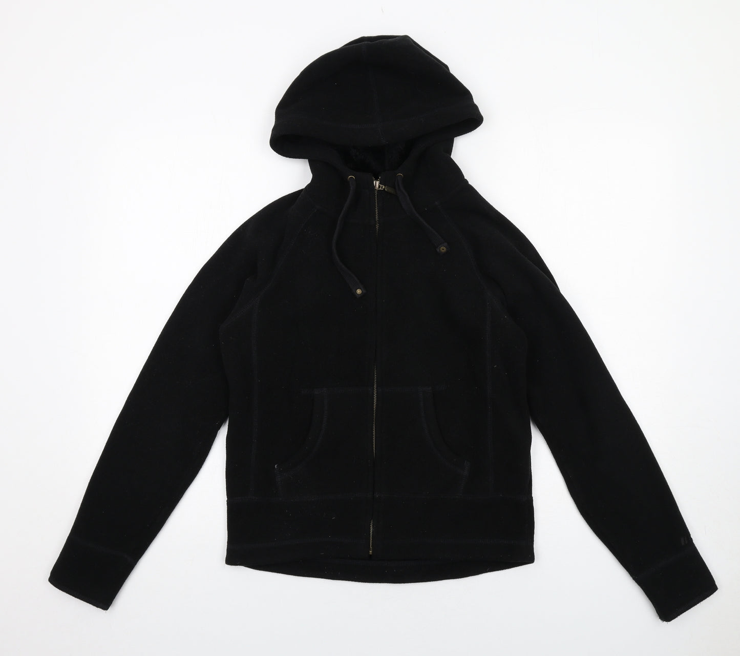 Berghaus Womens Black Polyester Full Zip Hoodie Size 10 Zip