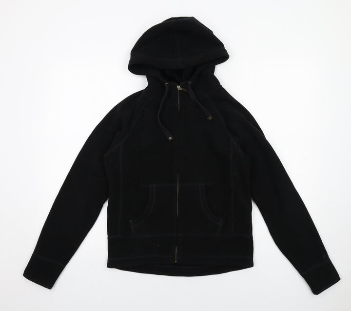 Berghaus Womens Black Polyester Full Zip Hoodie Size 10 Zip