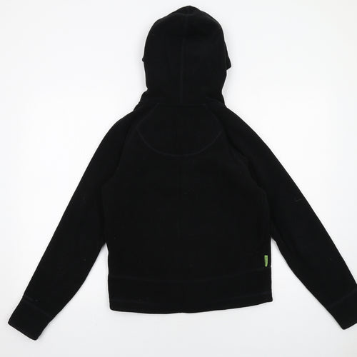 Berghaus Womens Black Polyester Full Zip Hoodie Size 10 Zip