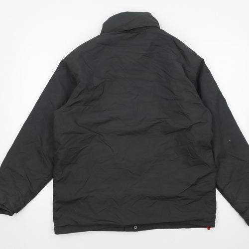 North Ridge Mens Grey Windbreaker Jacket Size L Zip