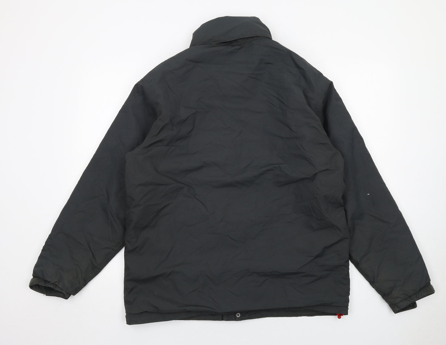 North Ridge Mens Grey Windbreaker Jacket Size L Zip