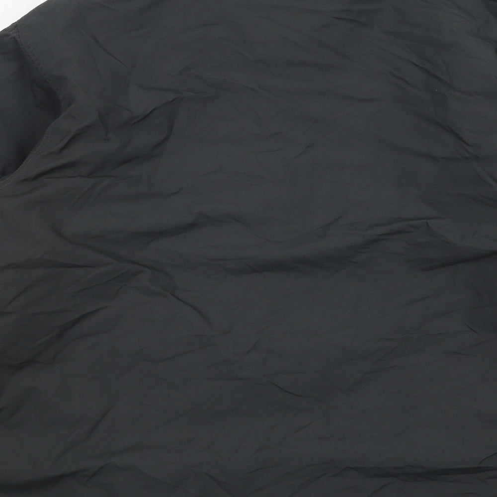 North Ridge Mens Grey Windbreaker Jacket Size L Zip