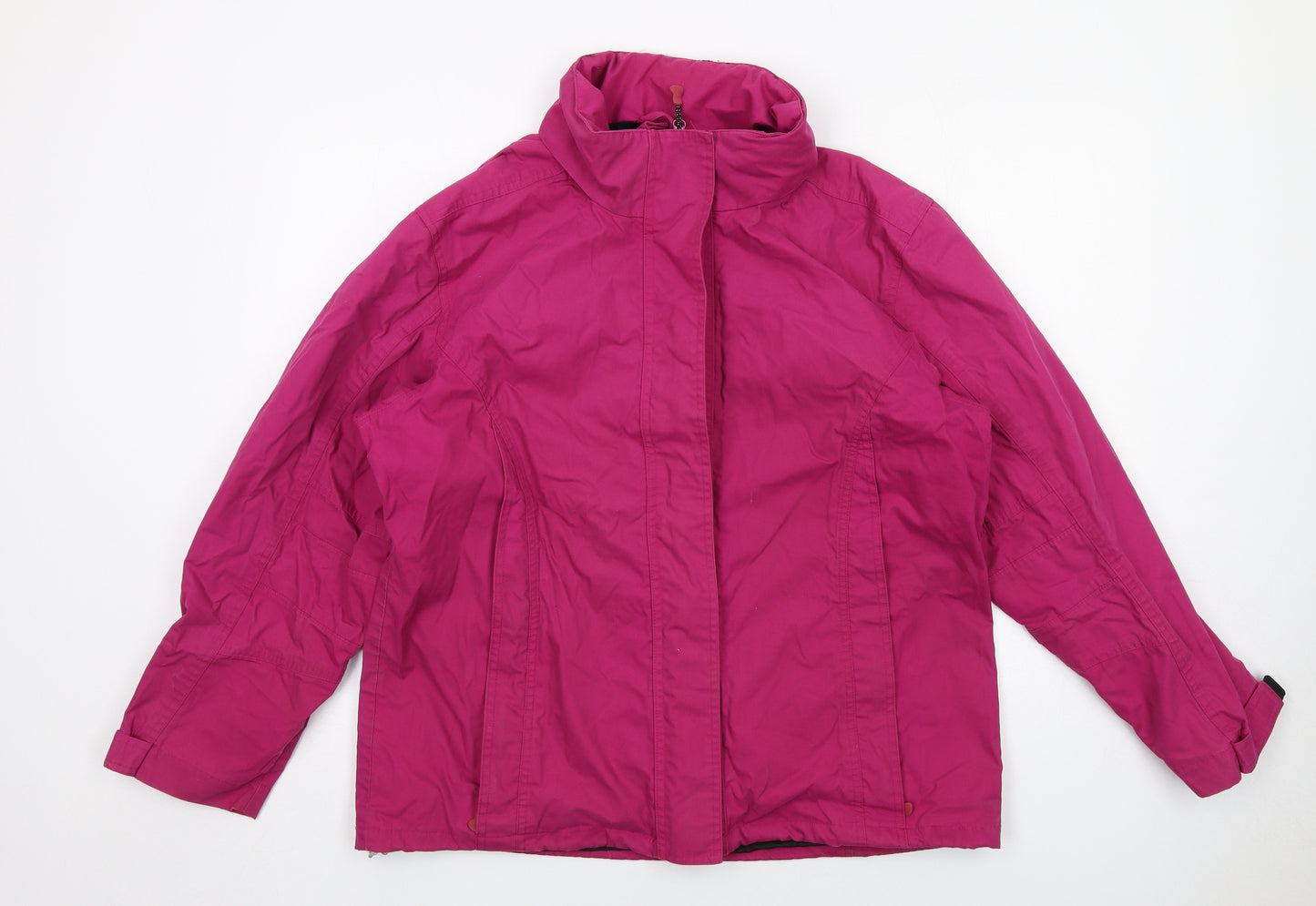 Crane Trail Womens Pink Jacket Size L Zip