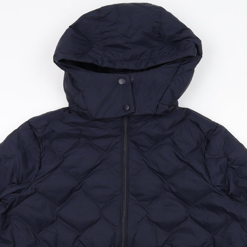 Marks and Spencer Womens Blue Jacket Size 14 Zip