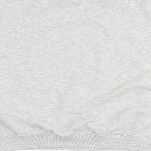 Bershka Womens Grey Cotton Pullover Sweatshirt Size M Pullover - Montana