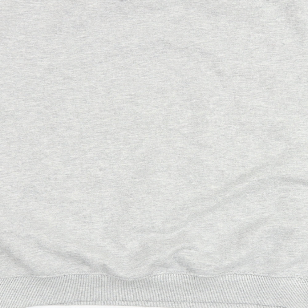 Bershka Womens Grey Cotton Pullover Sweatshirt Size M Pullover - Montana