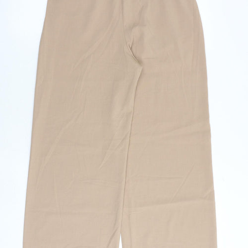 H&M Girls Beige Polyester Jogger Trousers Size 14-15 Years Regular Drawstring