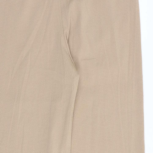 H&M Girls Beige Polyester Jogger Trousers Size 14-15 Years Regular Drawstring