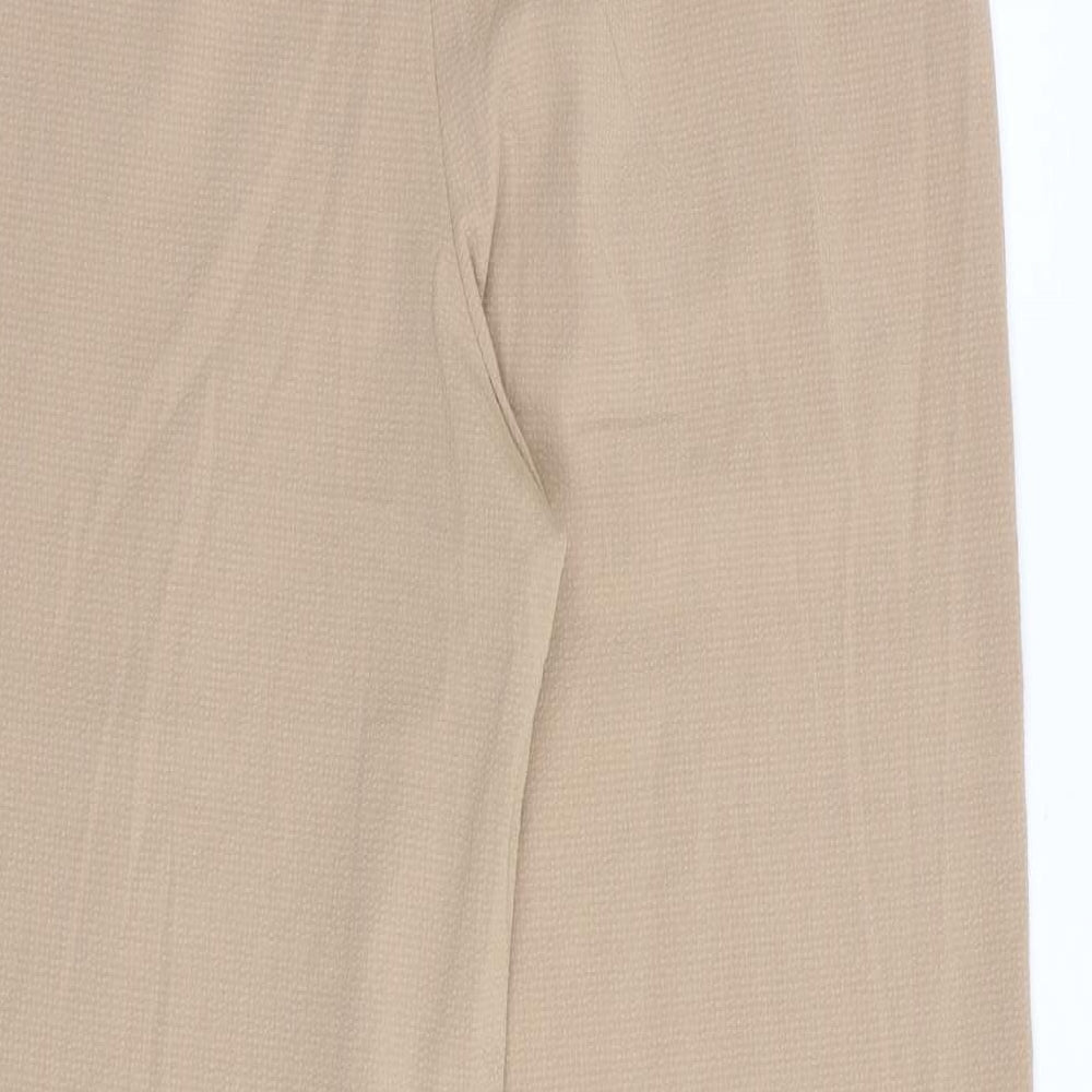 H&M Girls Beige Polyester Jogger Trousers Size 14-15 Years Regular Drawstring