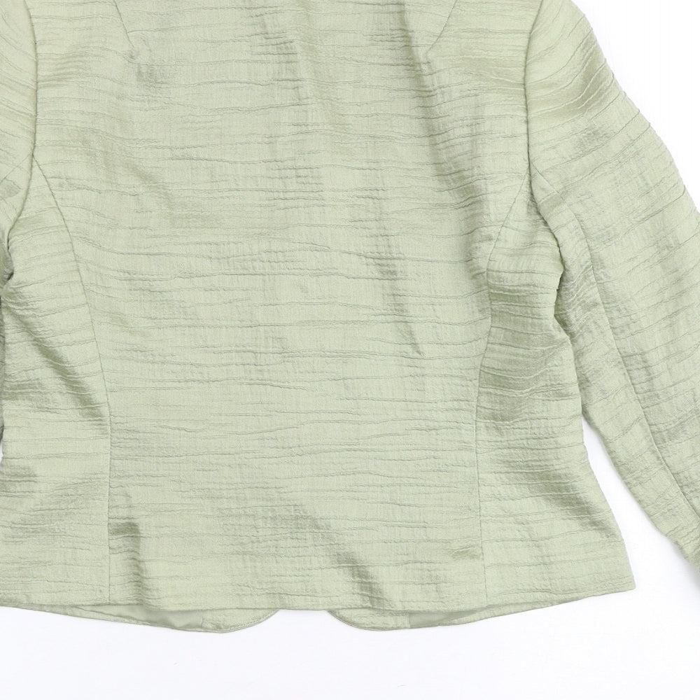 Phase Eight Womens Green Jacket Size 10 Button