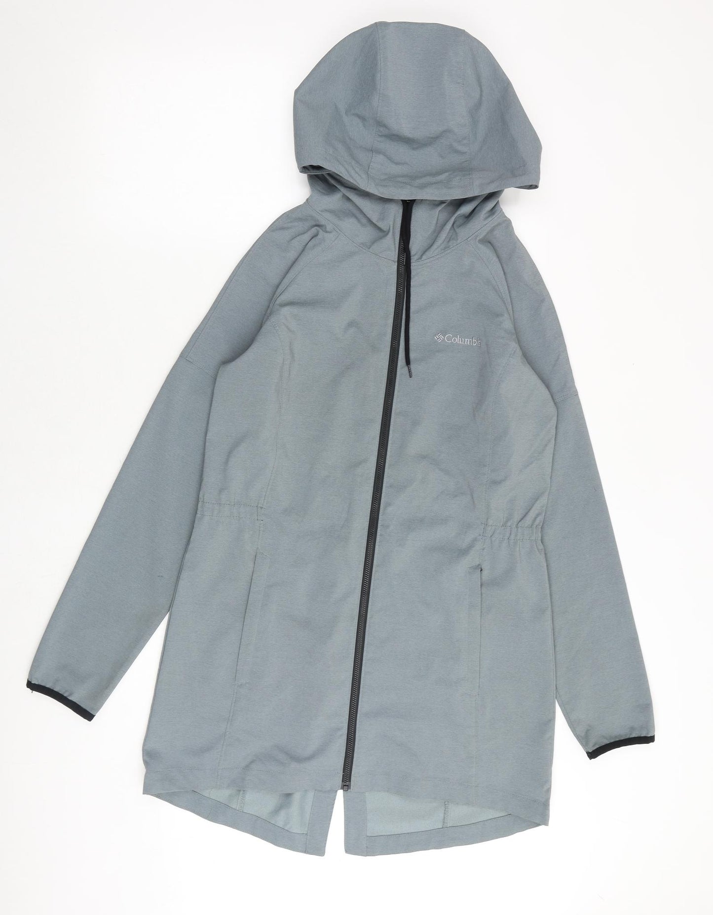 Columbia Womens Grey Windbreaker Jacket Size M Zip