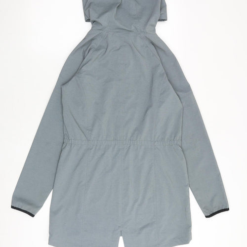 Columbia Womens Grey Windbreaker Jacket Size M Zip