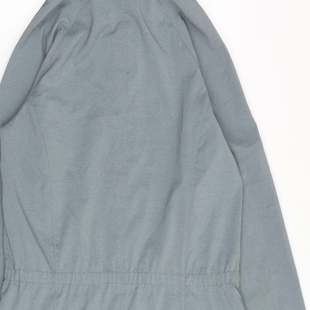 Columbia Womens Grey Windbreaker Jacket Size M Zip