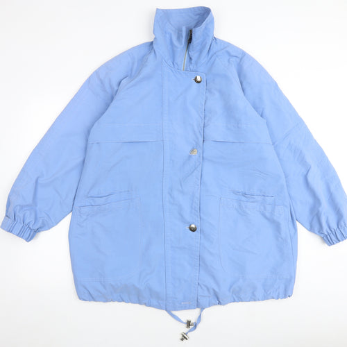 Marks and Spencer Womens Blue Jacket Size 12 Zip