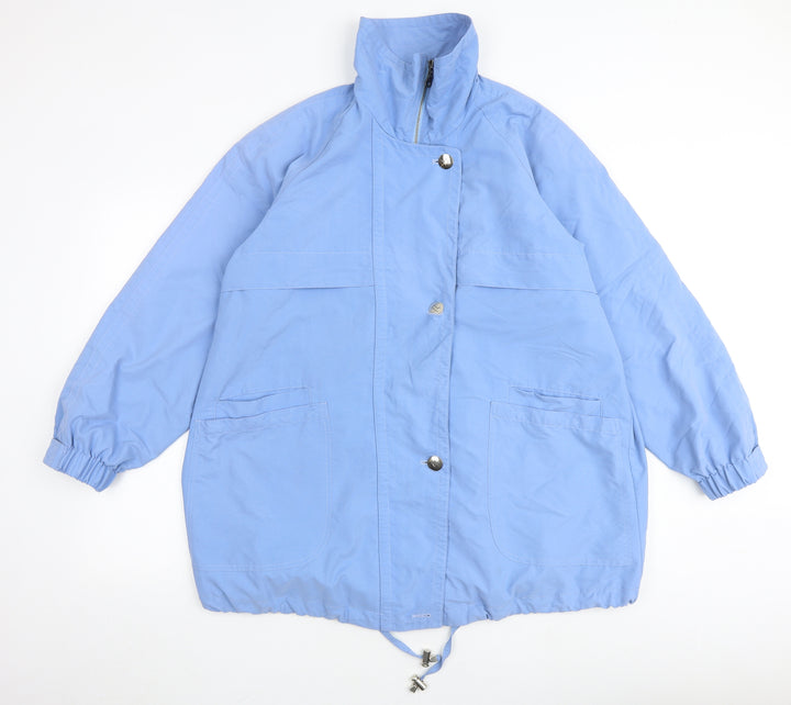 Marks and Spencer Womens Blue Jacket Size 12 Zip