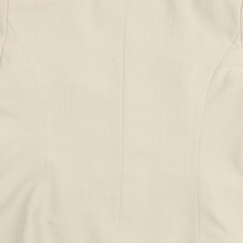 Berkertex Womens Beige Polyester Jacket Blazer Size 14