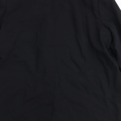 Marks and Spencer Womens Black Polyester Jacket Suit Jacket Size 14