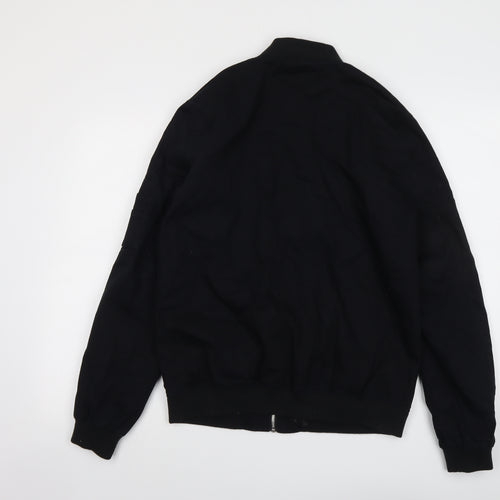 ASOS Mens Black Jacket Size S Zip