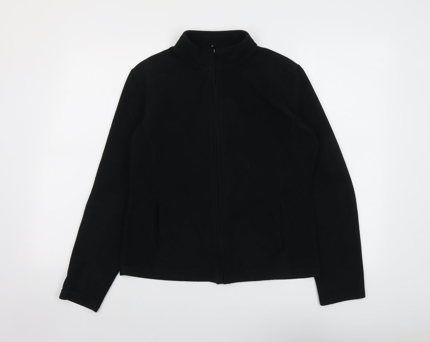 Marks and Spencer Womens Black Jacket Size 14 Zip