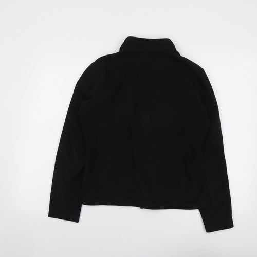 Marks and Spencer Womens Black Jacket Size 14 Zip