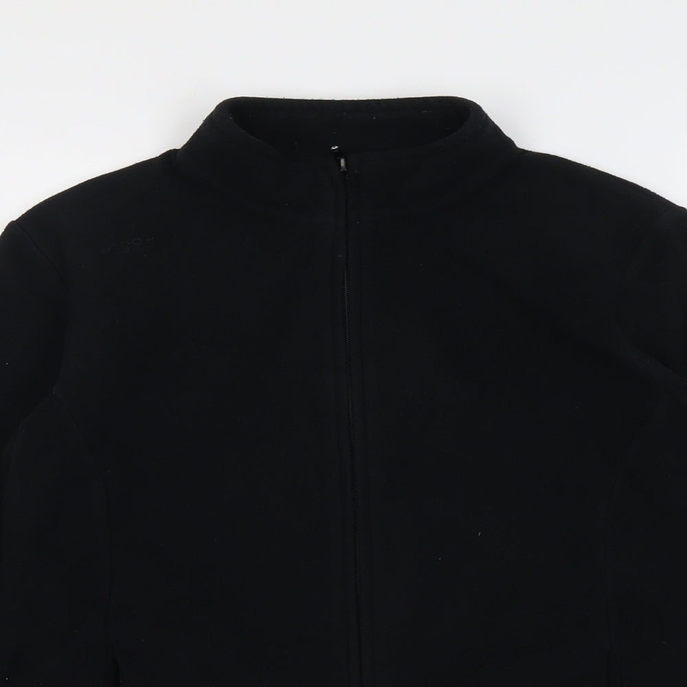 Marks and Spencer Womens Black Jacket Size 14 Zip