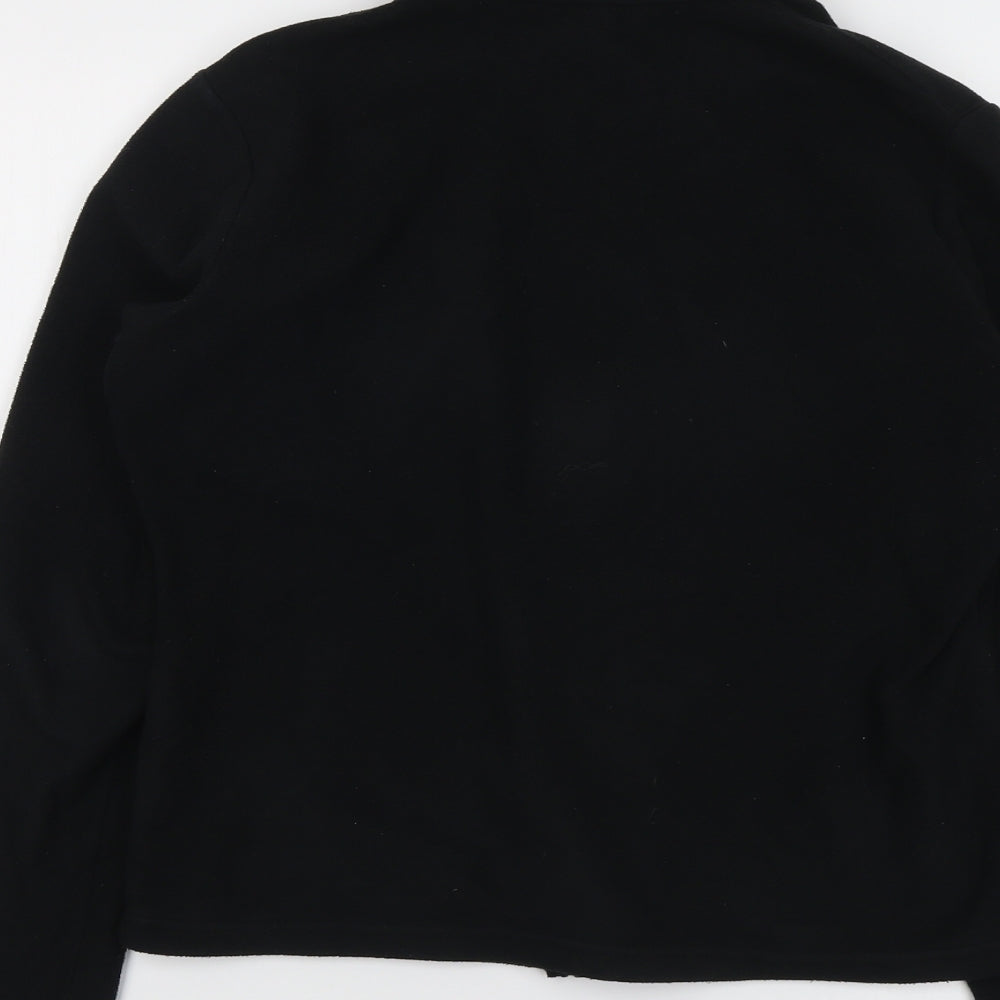 Marks and Spencer Womens Black Jacket Size 14 Zip