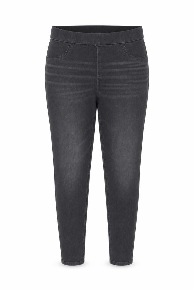Marks and Spencer Womens Grey Cotton Jegging Jeans Size 12 L27 in Regular