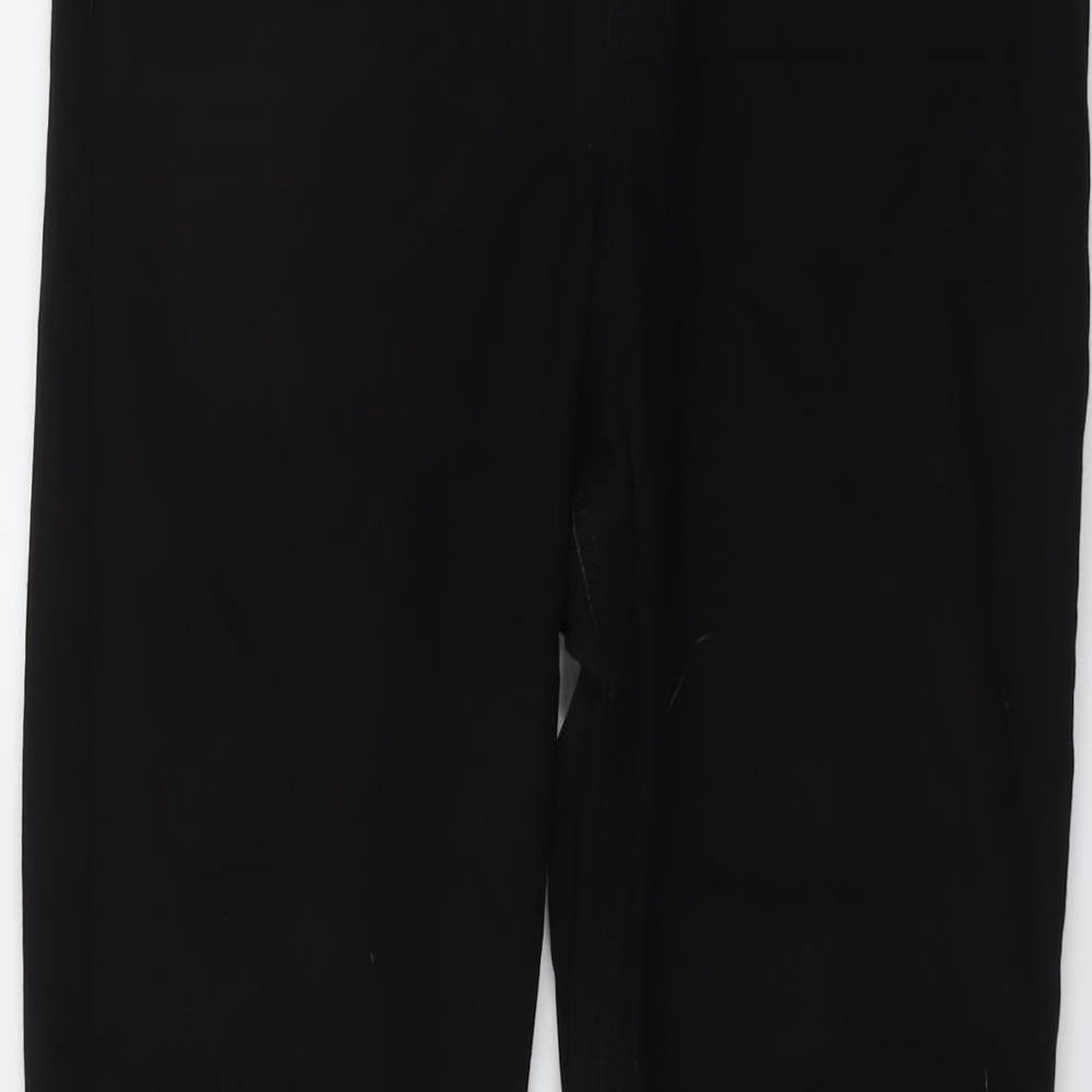 Marks and Spencer Womens Black Cotton Jegging Jeans Size 18 L29 in Regular