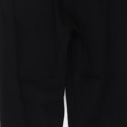 Marks and Spencer Womens Black Cotton Jegging Jeans Size 18 L29 in Regular