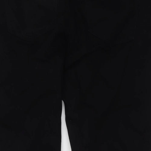 Marks and Spencer Womens Black Cotton Skinny Jeans Size 20 L23 in Regular Button