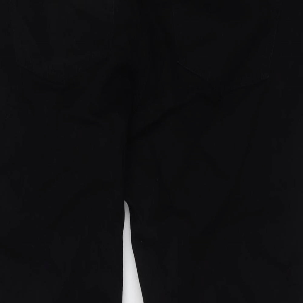Marks and Spencer Womens Black Cotton Skinny Jeans Size 20 L23 in Regular Button