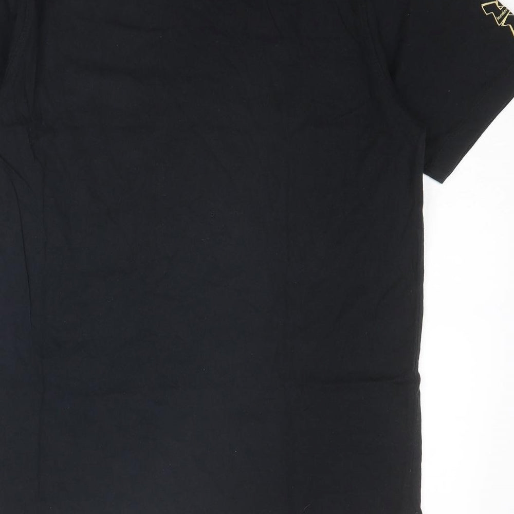 adidas Mens Black Cotton T-Shirt Size M Round Neck - London 2012 Olympic Games
